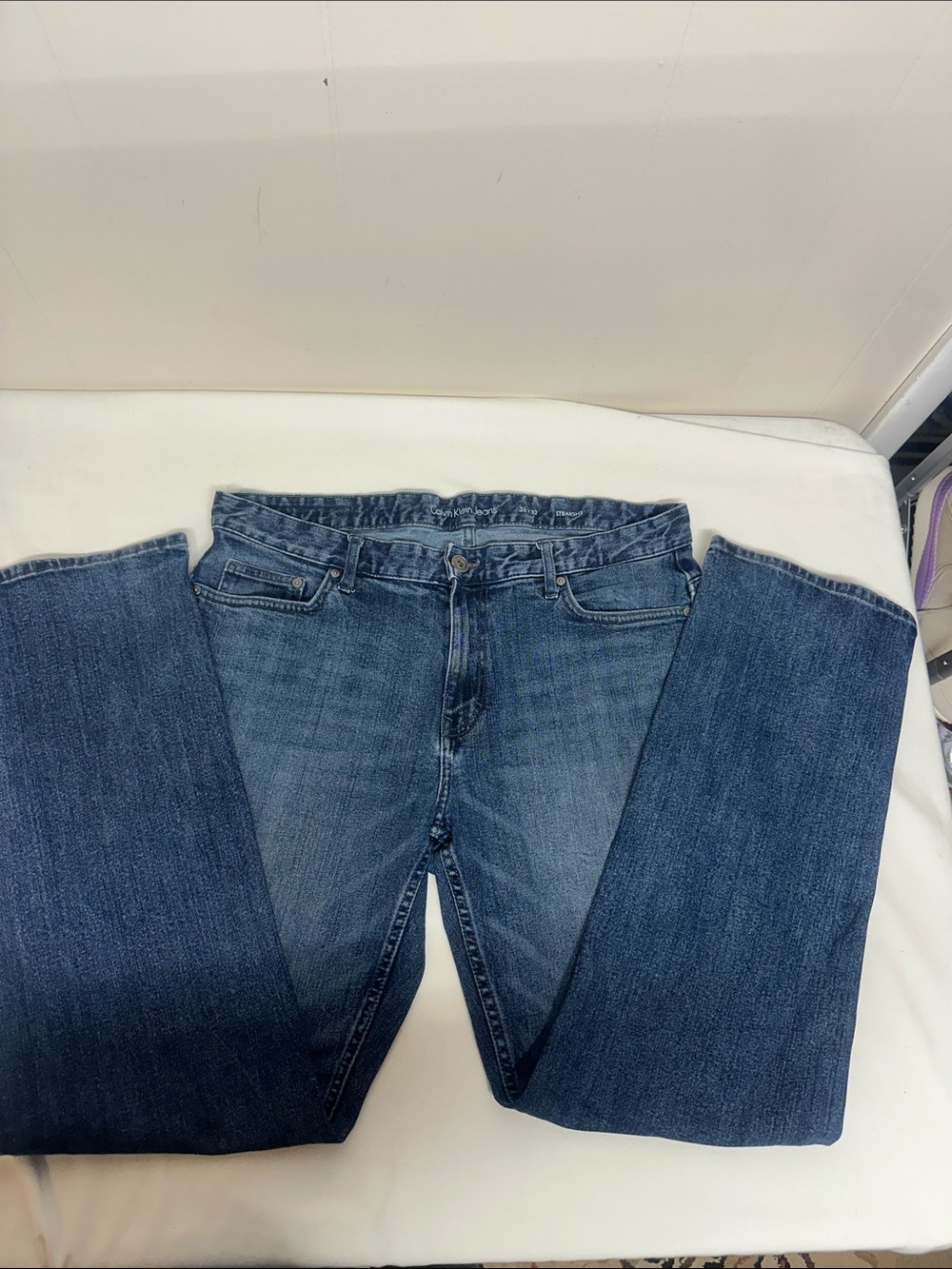 Calvin Klein Jeans Blue Straight Denim Jeans